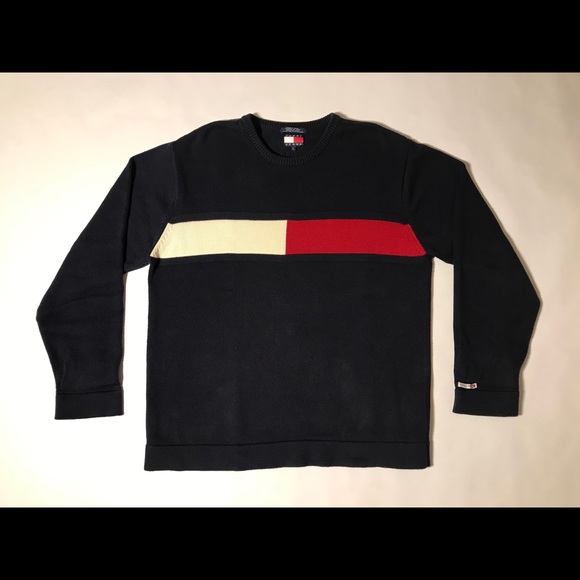 white tommy hilfiger jumper